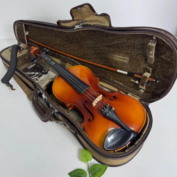 鈴木バイオリン製造 No.280 1/2サイズ バイオリン ケース・弓・肩当て
