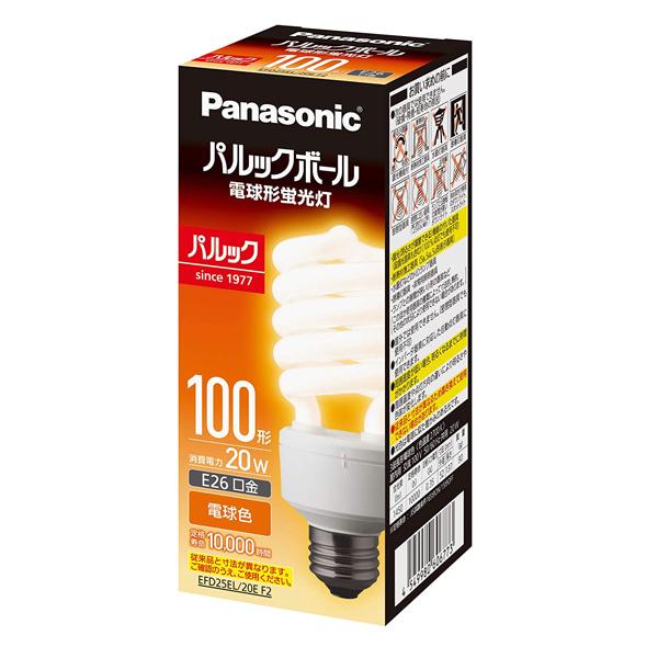 Panasonic（パナソニック） 電球型蛍光灯 EFD25EL/20EF2 電球色 消費