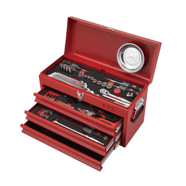 KTC ツールセット 9.5sq.工具セット（チェストタイプ）[66点] 【型番