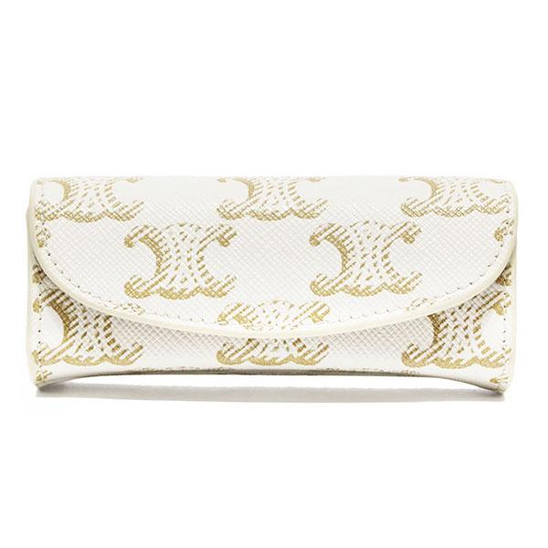 セリーヌ CELINE リングケース トリオンフキャンバス ホワイト