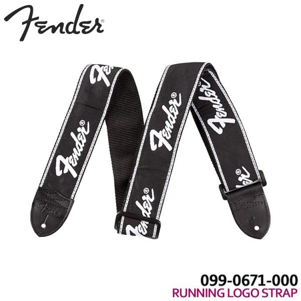 Fender（フェンダー） ギターストラップ RUNNING LOGO STRAP