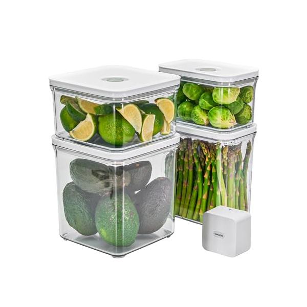 VAKUEN プレミアム真空保存容器&全自動食品シーラー機スターター