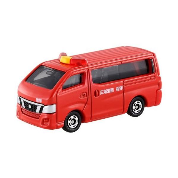 トミカ赤箱 27 日産 NV350キャラバン 消防指揮車 : ミニカーショップ