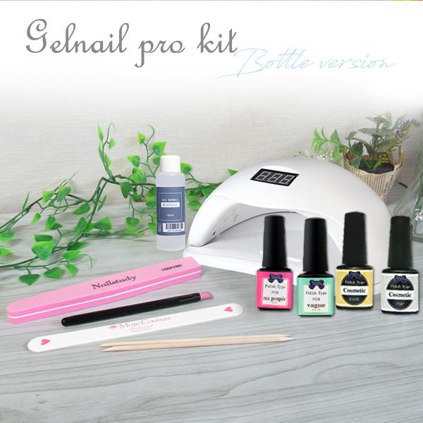 ジェルネイルキット ジェルネイル プロキット カラージェル サロン級