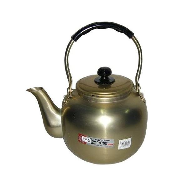 昔なつかし 福徳瓶 アルマイト やかん 3L 前川金属 湯沸し アルミ