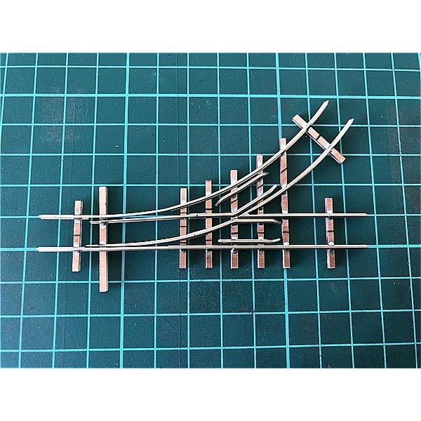 ME仕様】 HOナロー(9mm) オリジナルポイントレール(左) R85mm コード55