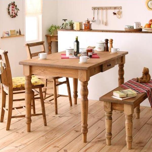 ダイニングテーブルセット 4人 カントリー家具 Chelsey*Mom チェルシー