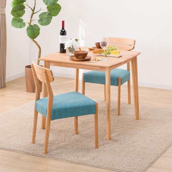 ニトリ（NITORI） 幅80 ダイニングテーブル3点セット（DTアルナス