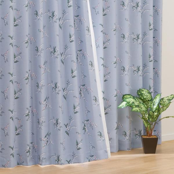 ニトリ（NITORI） 遮光ドレープカーテン(100X110X2 BL DH65