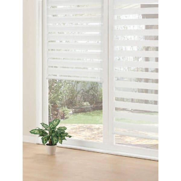 ニトリ（NITORI） 調光ロールスクリーン(コンビ3WH165X220) 幅165×丈