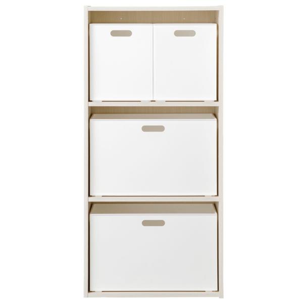 ニトリ（NITORI） 【セット】連結できるNカラボレギュラー3段ホワイト