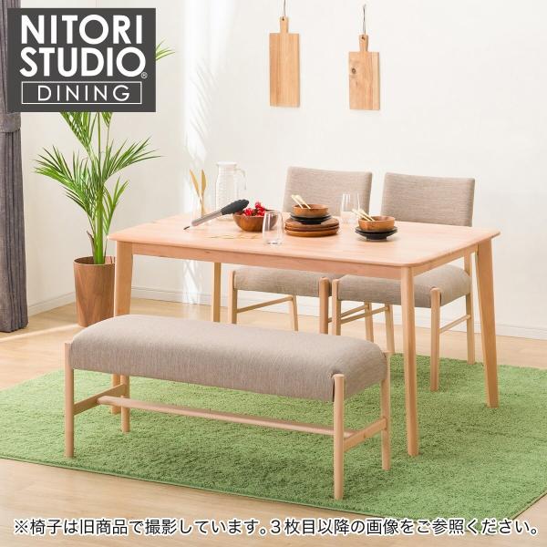 ニトリ（NITORI） ダイニングテーブル4点セット(T-01 135 NA/C-57 NA