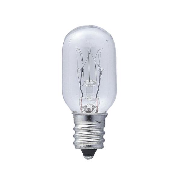 パイロットランプ 小型電球 表示灯 T20 E12 240V 10W ナツメ形 クリア