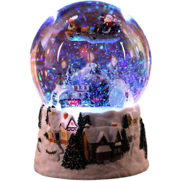 オルゴール クリスマス プレゼント スノードーム スノーオルゴール