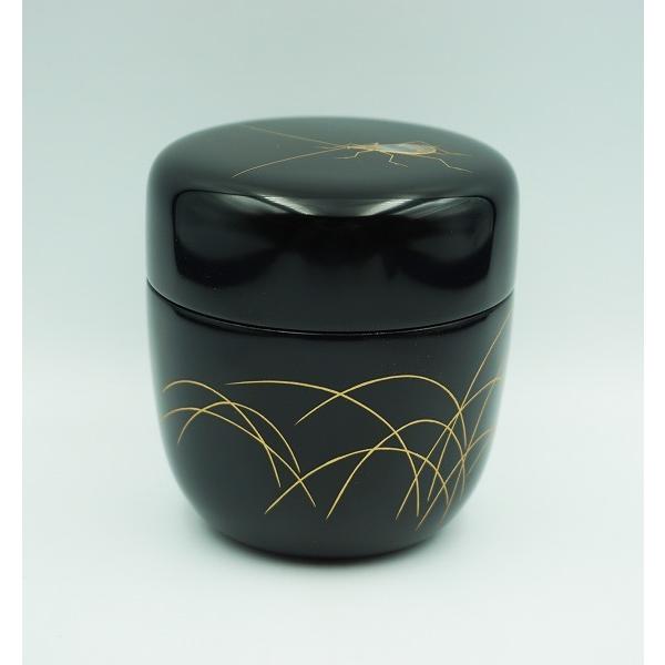 茶道具 棗 中棗 虫の音蒔絵 黒川和禅 桐箱 : 新古茶道具 さかい ヤフー