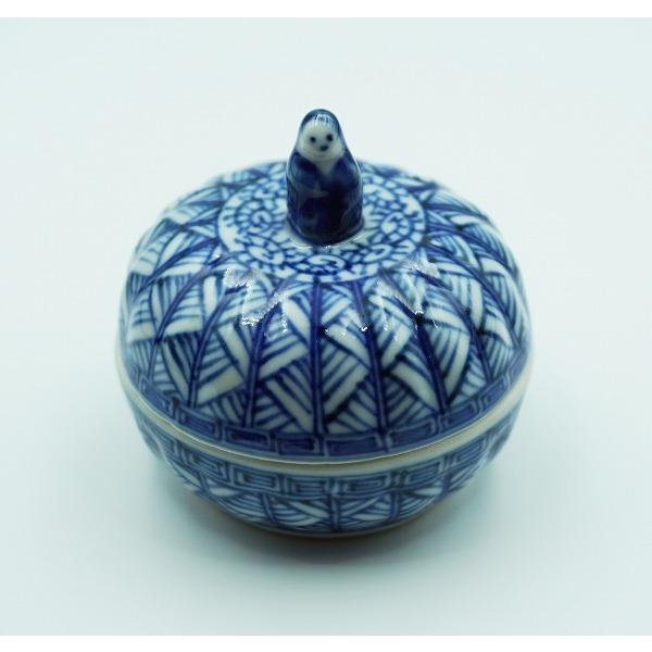 茶道具 香合 香合 豆男 高野昭阿弥 木箱 : 新古茶道具 さかい ヤフー店