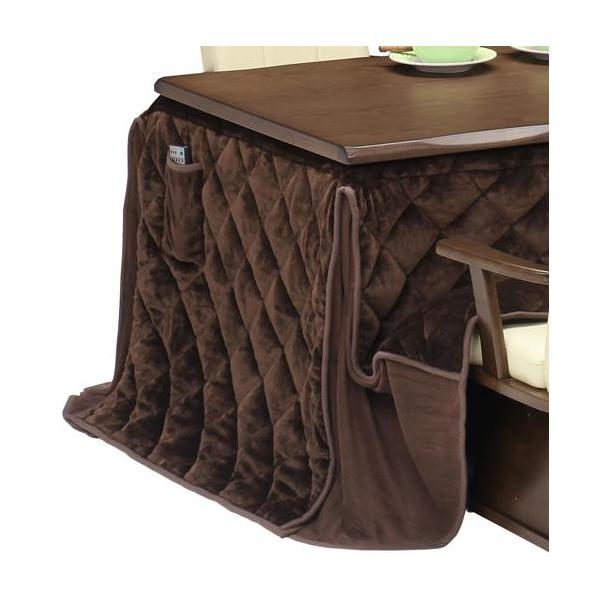 ハイタイプ/ダイニングこたつ布団 長方形150×90巾コタツ用 ローレル