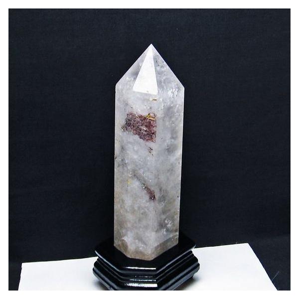 1.6Kg 虹入り ガーデンクォーツ（庭園水晶）ヒマラヤ水晶 六角柱 t627