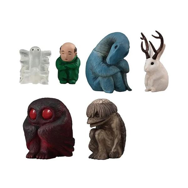 まちぼうけ UMA 未確認生物2【ジャッカロープ(茶)なし】5種セット