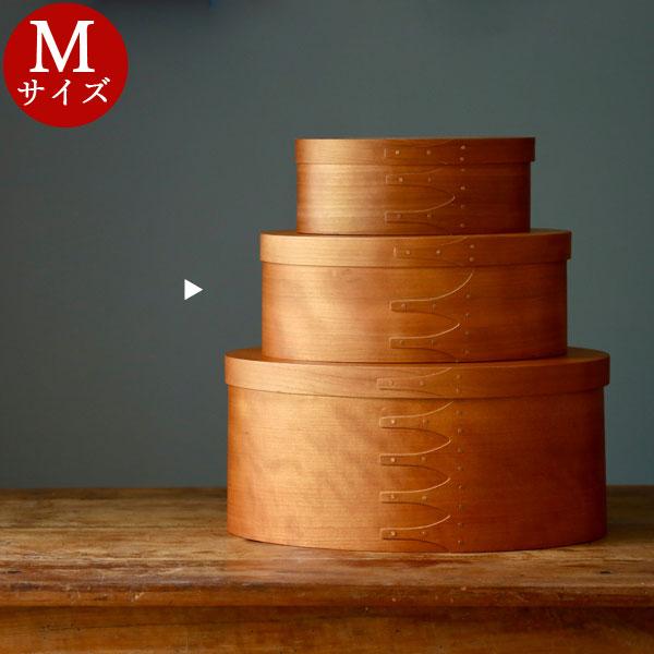 インテリア雑貨 シェーカーボックス Homestead Mサイズ 木箱 蓋付