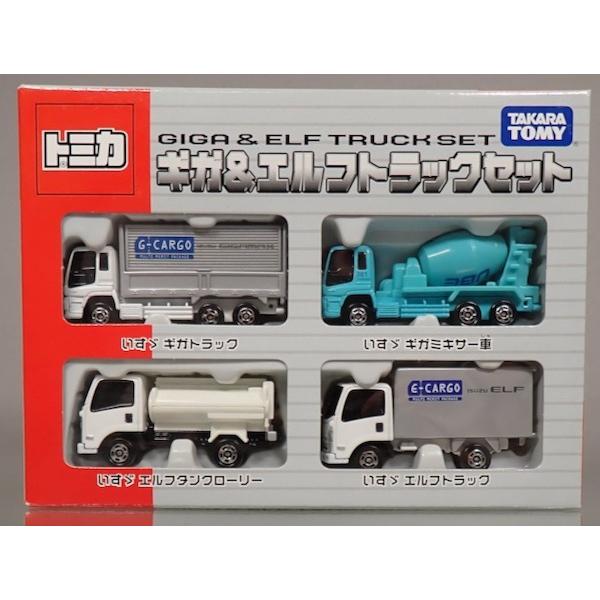 トミカ ギフト ギガ&エルフ トラックセット : シューストック ヤフー店