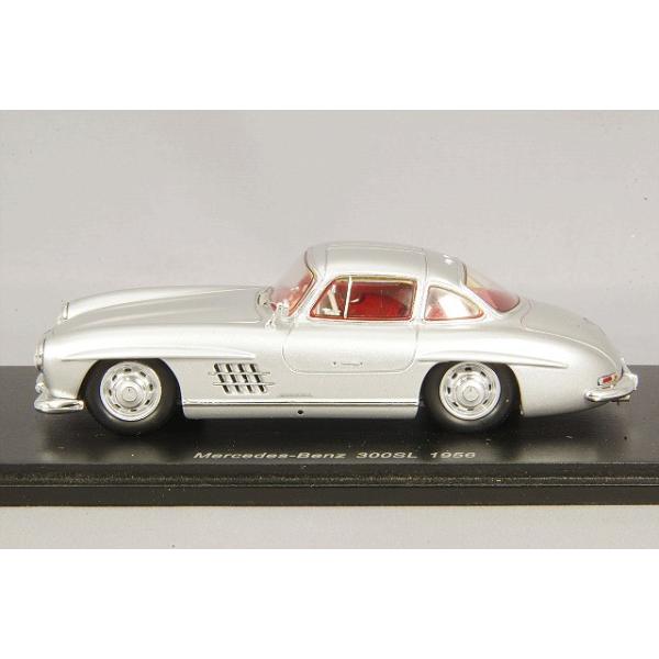 スパーク 1/43 メルセデスベンツ 300SL 1956 シルバー : ミニカー