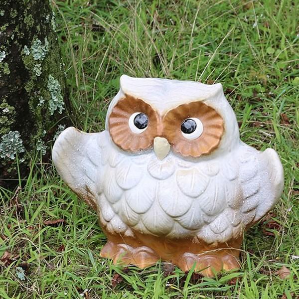 信楽焼 ふくろう 陶器 フクロウ 置物 かわいい おしゃれ ギフト 玄関