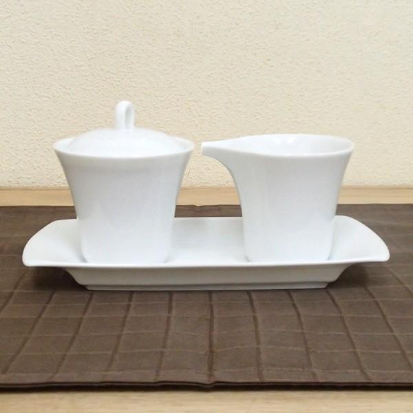 ティーセット 3点セット ミルクピッチャー シュガーポット トレー