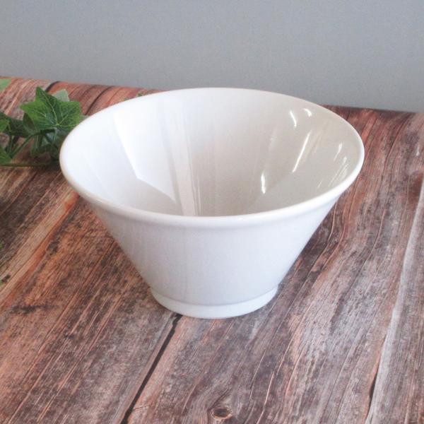 ラーメンどんぶり 深ボウル 18cm切立深口丼 白中華 おしゃれ 業務用