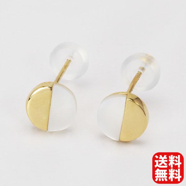 ピアス 白蝶貝ピアス 白蝶貝 シェル スタッドピアス k18 18k 18金