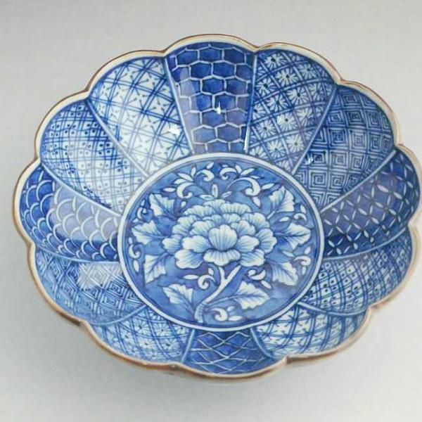 京焼 清水焼 染付菊割祥瑞中鉢 昭阿弥 : 松韻堂 Yahoo!店 - 通販