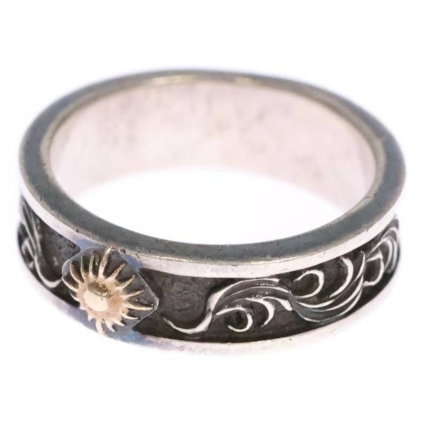 ARIZONA FREEDOM アリゾナフリーダム K18 太陽神 唐草リング シルバー