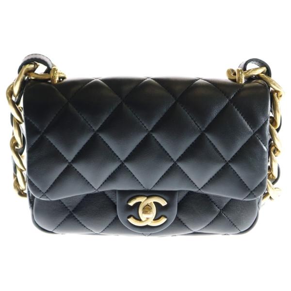 CHANEL（シャネル） ミニマトラッセ20 ラムスキン レザー ココマーク S