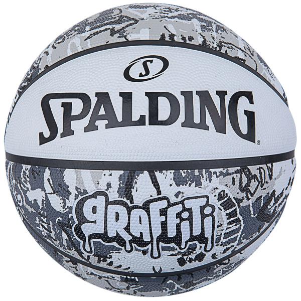 SPALDING（スポルディング） 公式 グラフィティ ホワイト ラバー 5号球