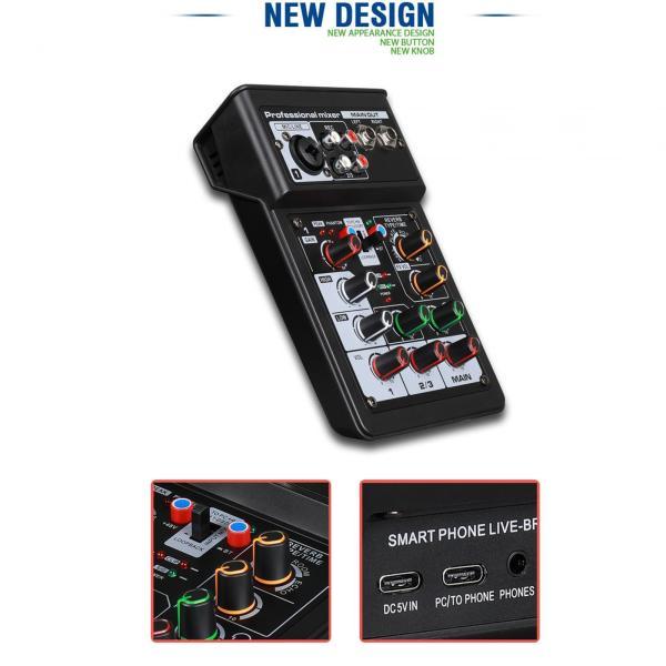 プロフェッショナルオーディオミキサー ステレオミキサー コンパクト