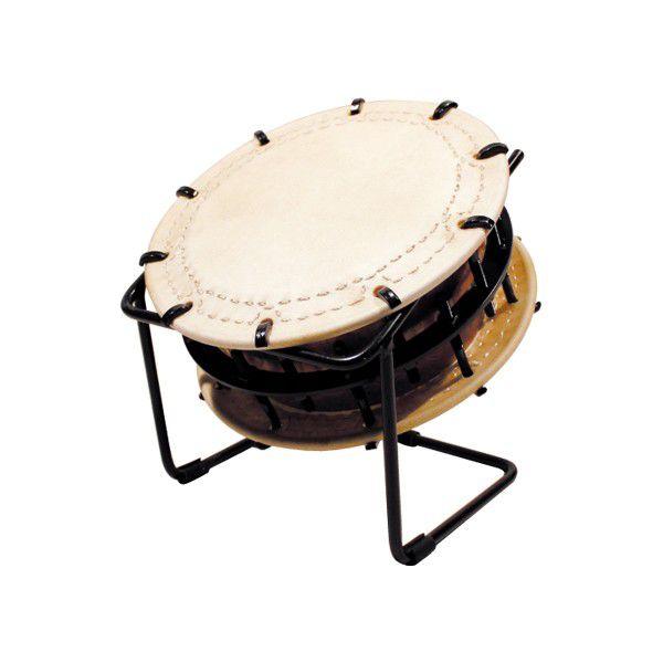 締太鼓35cm（ボルト締め・あわせ胴） 鉄製座り台座セット【1707-B