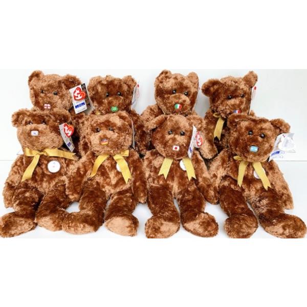 くまぬいぐるみ Ty社ビーニーズバディ 2002 FIFA ワールドカップKOREA