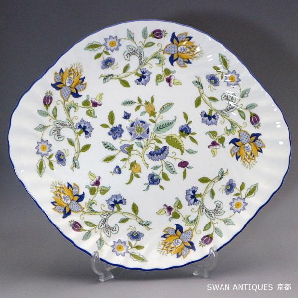 MINTON（ミントン） 英国製 ハドンホール ブルー B＆Bプレート