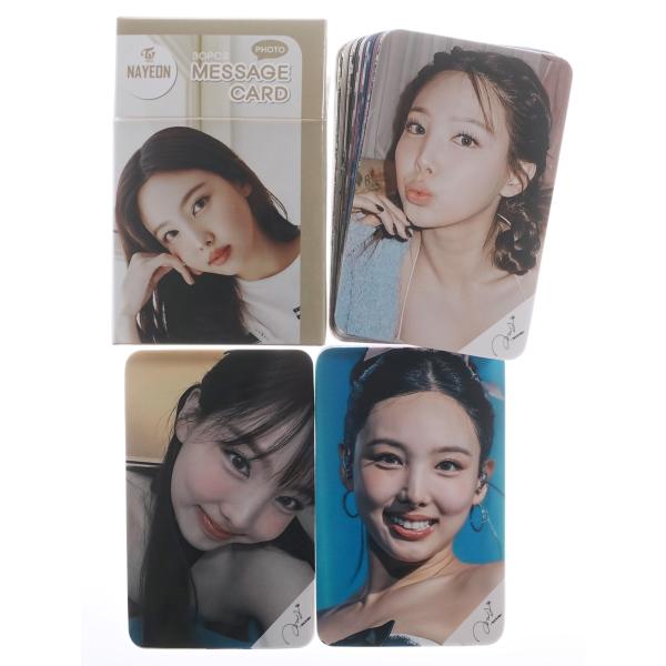 TWICE ナヨン グッズ フォトメッセージカード （ブックマーク、タグ