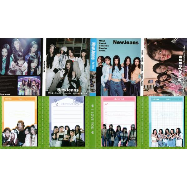 NewJeans ニュージーンズ グッズ メモ帳 80枚セット 折りたたみ式 写真