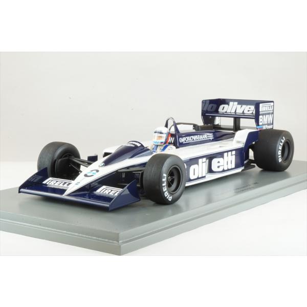 スパーク 1/18 ブラバム BT55 No.8 1986 F1 モナコGP E.アンジェリス