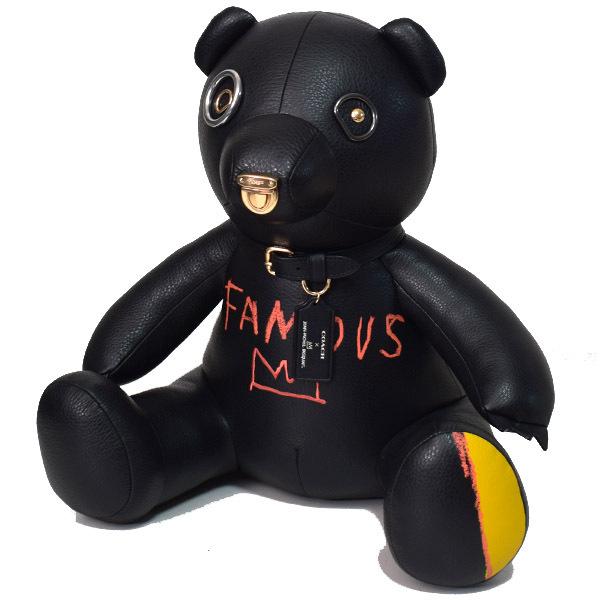 COACH（コーチ） ぬいぐるみ ぺブルレザー スムースレザー ジャン