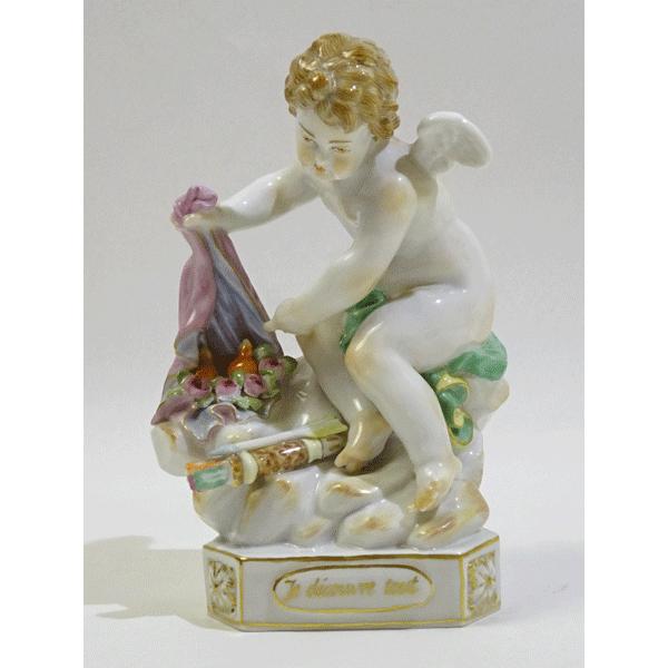 マイセン フィギュリン 60213 陶磁器小立像 天使シリーズ 13.5cm