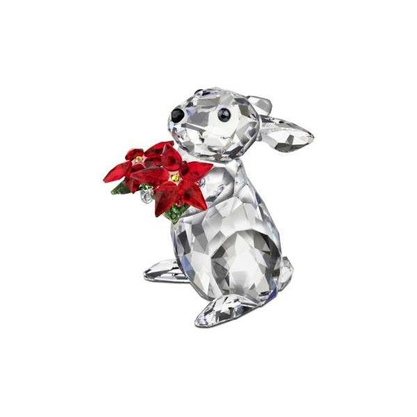 SWAROVSKI（スワロフスキー） 『ウサギとポインセチア』 1133620
