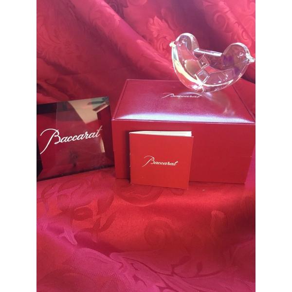 バカラ（Baccarat） 置物 ロッキング チック バード 鳥 クリスタル