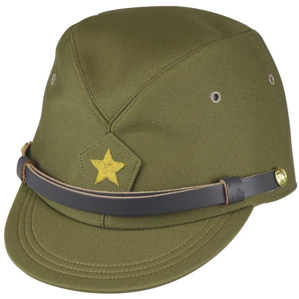 キャップ 大日本帝国陸軍 戦闘帽(将校用略帽)(OD オリーブドラブ
