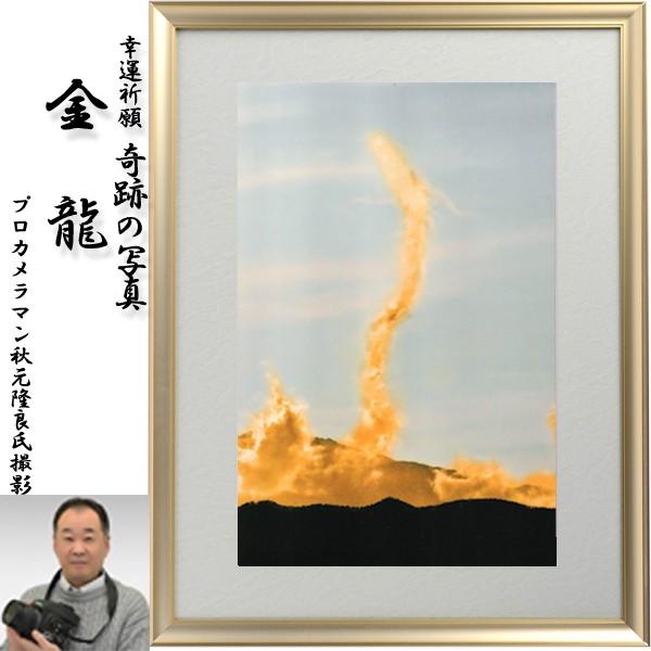 幸運祈願・奇跡の写真「金龍」(縁起の良い写真 パワーフォト 開運