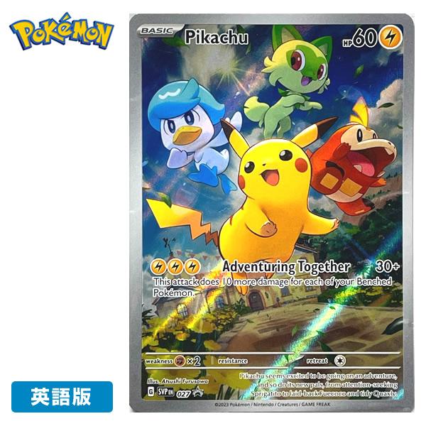 ポケモンカードゲーム ポケモンカード ピカチュウ 027 英語版