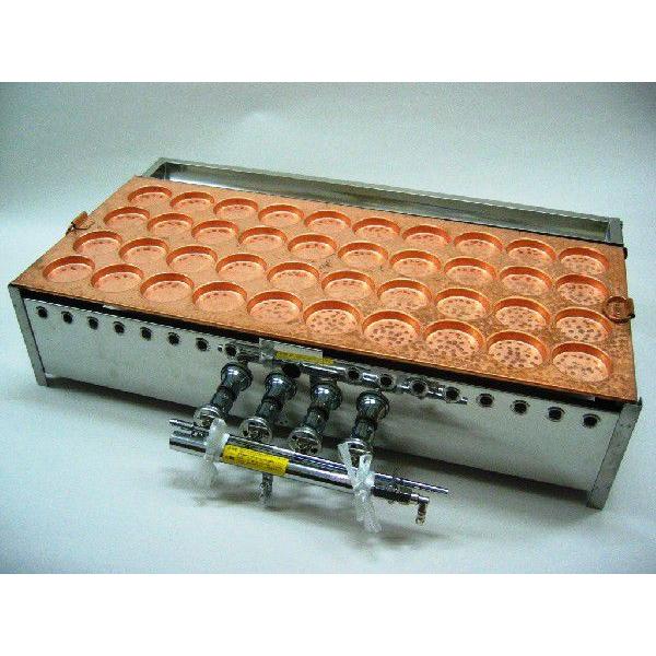 ☆ポポ☆ 業務用 大判焼機 銅板 プロパンガス用 20個焼40