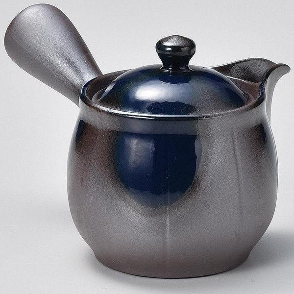 萬古焼 平網未来型急須 瑠璃(ルリ） 約360cc : 虹八 kohya - 通販